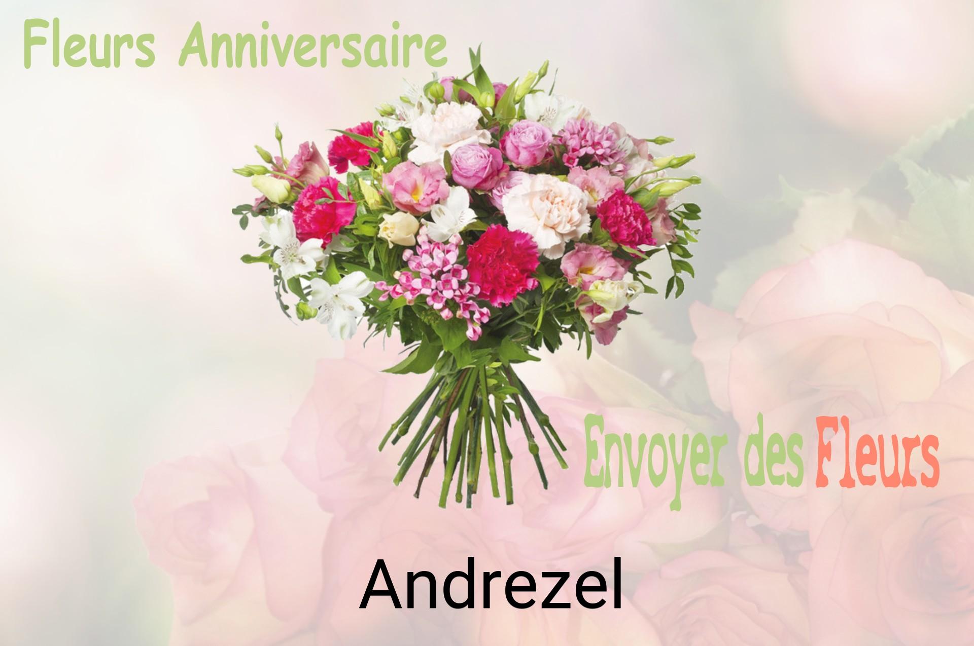Bouquet de fleurs d’anniversaire livré à Andrezel